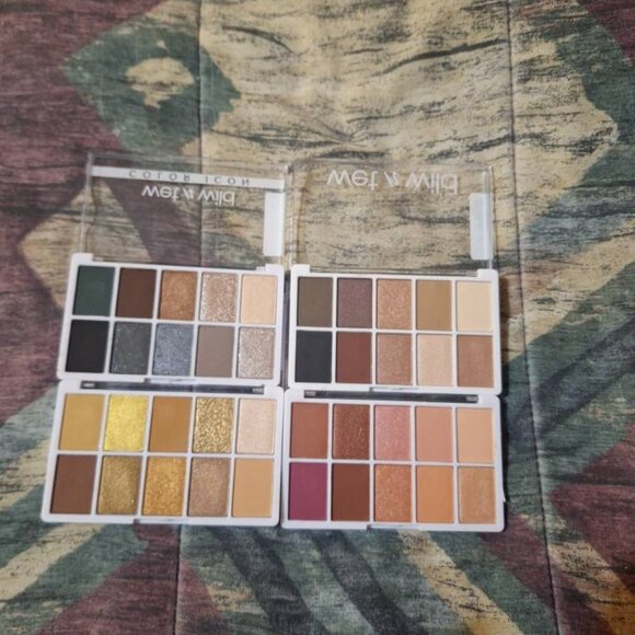 💕 Wet n Wild Color Icon — Bundle of 4 Palettes (New + Lightly Swatched) 💕 - Picture 1 of 6